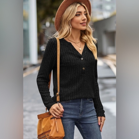 Texture Treasure Sweater With Button Shirt - Picture 2 of 5